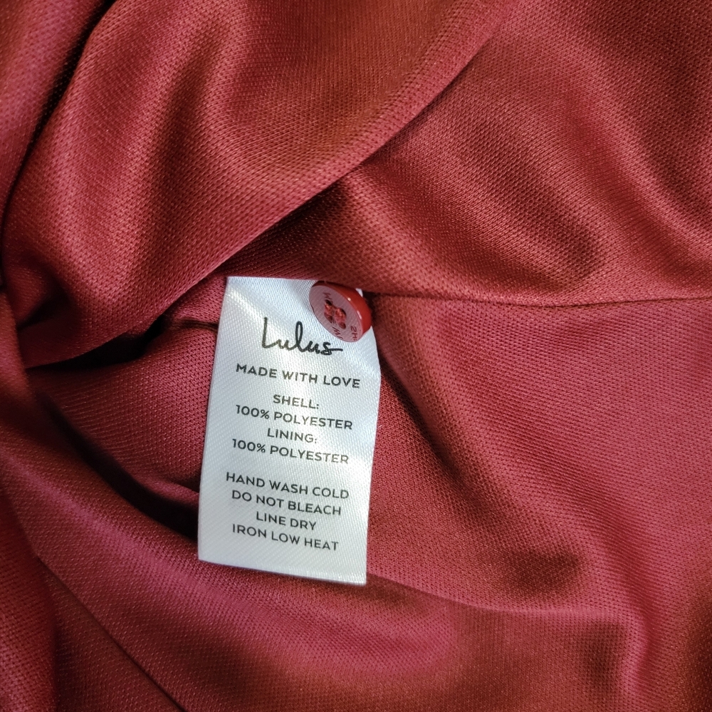 Lulu's Rust Maxi Dress - Picture 7 of 8